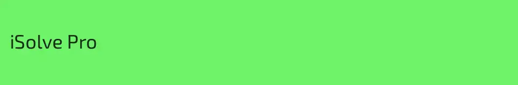 iSolve Pro